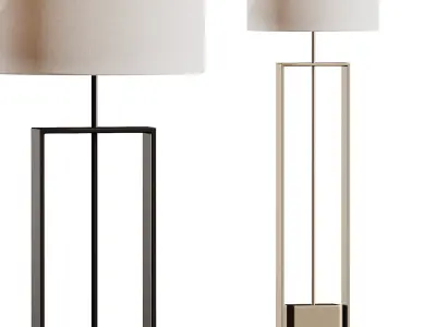 Black Tie Tosca Floor Lamp 3D model