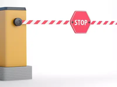 PARKING CAR BARRIER 3D print model