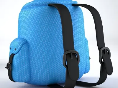 Back Pack in All Colors 3D model
