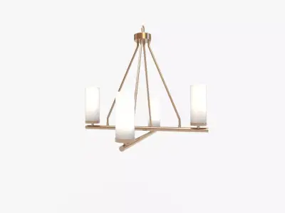 Trinity Four Light Chandeliers 3D model
