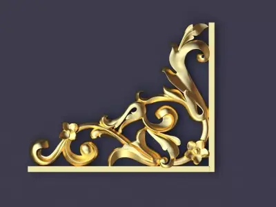 dekor ornament 3D model 24