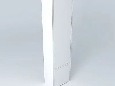 Shelf Cabinet Doors HREG2FS 22 6 BRW Milano Oak 3D model