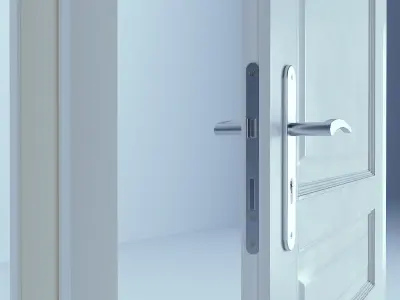 White Door 20 3D model