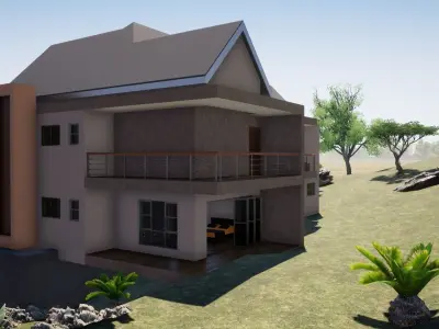 Four Bedroom Residential 3D model