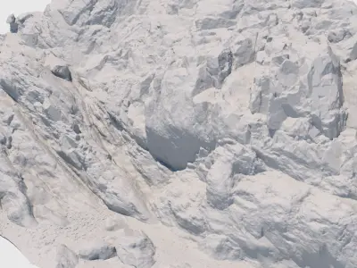 The Wall rock 3D model