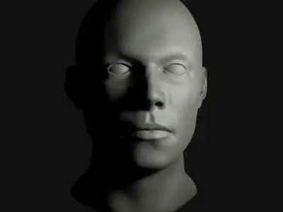 Artist Mannequin Basic Head Neutral 3D model