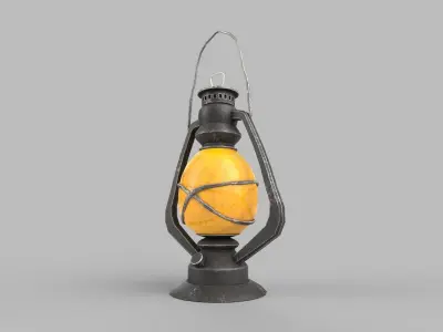 Stylized Lamp  3D model