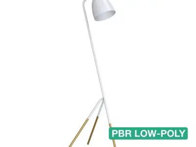 Floor Lamp - Nembus -  Low-poly 3D model