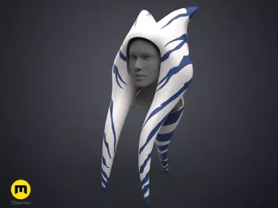Ahsokas Lekku Mold - Star Wars Rebels 3D print model