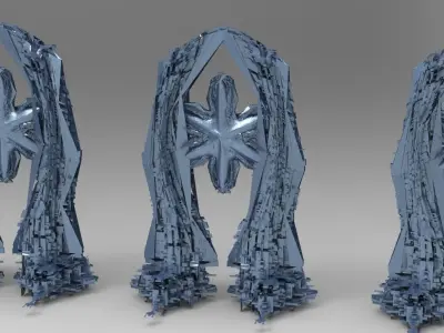 Hydra Syren Archway  Low-poly 3D model