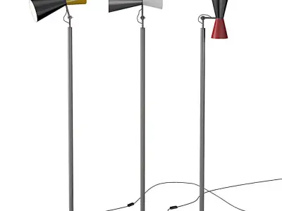 Nemo Parliament Floor Lamp 3D model
