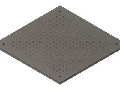 Fixture plate 3D print model