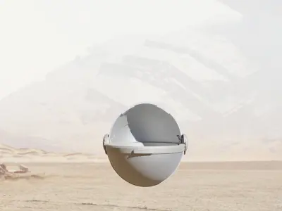 Baby Yoda Pod 3D model