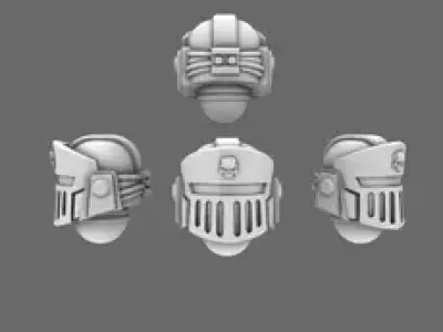 Space Knights V10 Helmet Type 251102 3D print model