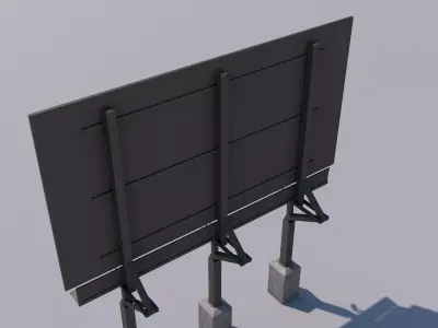 Billboard 3D model