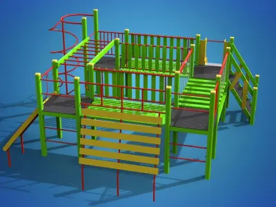 Playground for kids 3D model