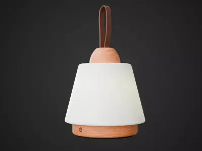 Teddy Table Lamp Low-poly 3D model