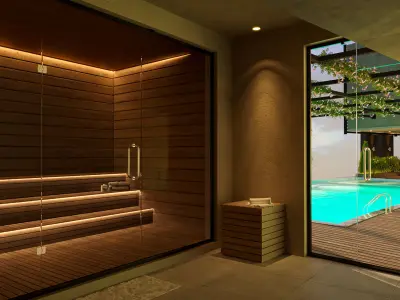 swimming pool and spa  3D model