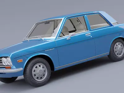 1970 Nissan Datsun 510 3D model