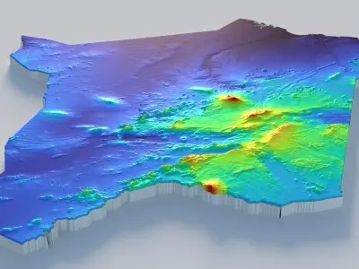 Kenya Terrain Country 3D model