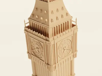 Big Ben 3D print model