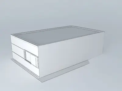Modern pasive mini home Free 3D model