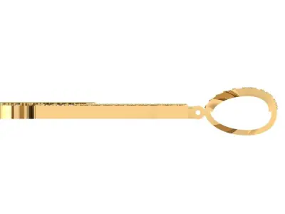 Straight Business pendant 3D print model 3D print model