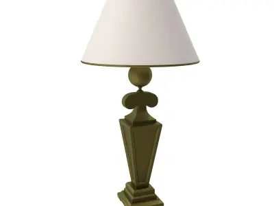 Bronze lamp 3D model