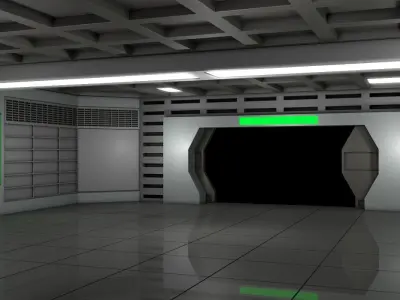 Sci Fi Room  3D model