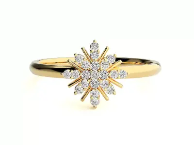 Women ring 3D print model 103