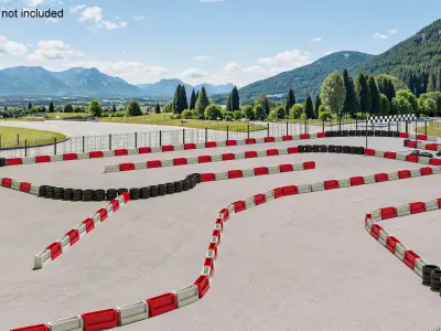  Karting Track Open Air With Karts 
