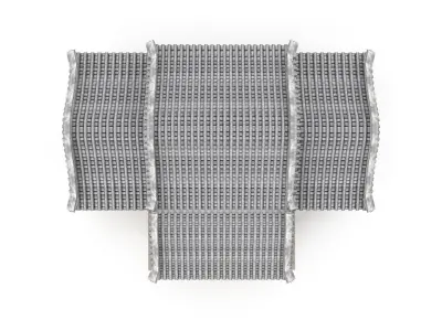 Chinese Architecture Distribution room 04 Low-poly 3D model