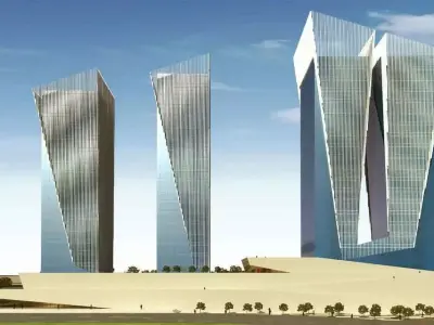 Residential office building  3D model