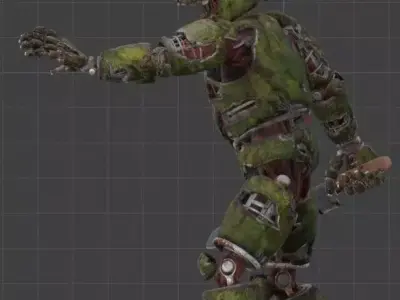 Springtrap 3d figure model from Five Nights at Freddys 3D print model