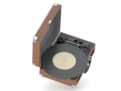 Victrola Vintage Suitcase Record Player 3D model