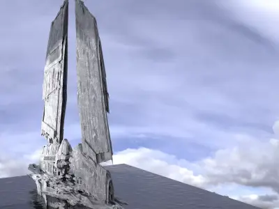 Halo Forerunner Inspired Gateway 2  3D model