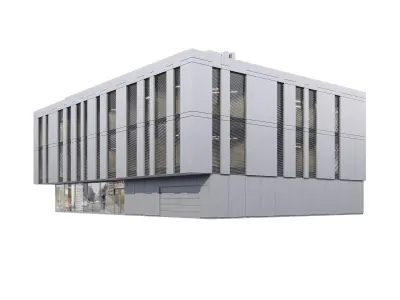 Office building Biurowiec v2 with BLENDER file 3D model