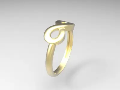 infinity ring 3D model