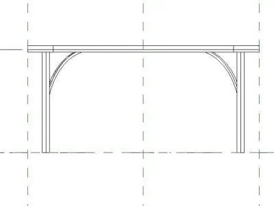 Glass table 3D model shop