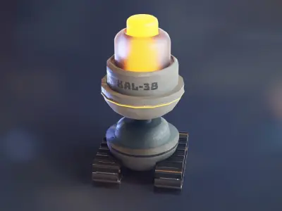 Kal-38 Kal Robotics Collection Low-poly 3D model