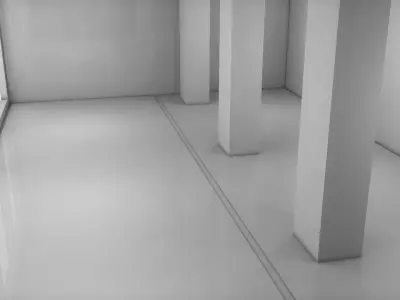 Sci Fi Room Low-poly 3D model