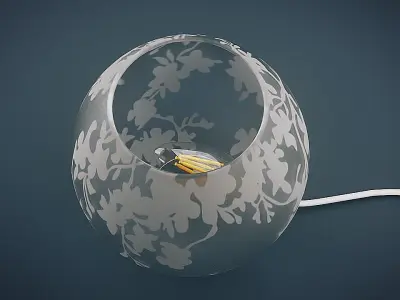 KNUBBIG Table lamp Ikea 3D model