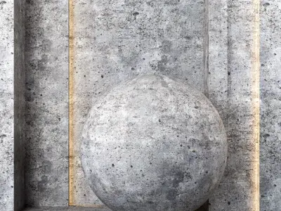 4K Concrete Wall and  Floor Textures - Modern Versatile Grey Texture