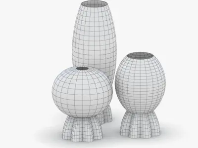 1373 - Table Lamp Low-poly 3D model