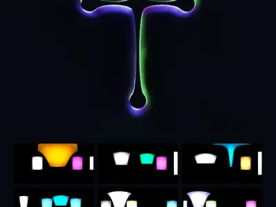 HDRIs for easy and ultimate colored lighting Texture