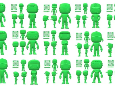 3D Print Model All Funko briefing Aliens Colonial Marine USCM 3D print model