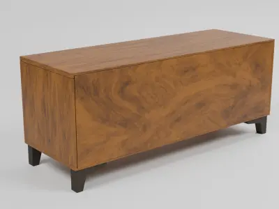 Vinyl Console Rack 120cm Free 3D model