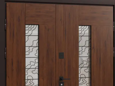 Entrance door King Size 3D model