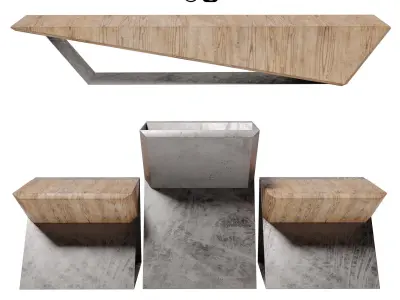 Urban Furniture v6 3D model