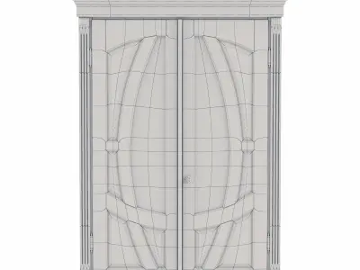Wooden Door 3D model